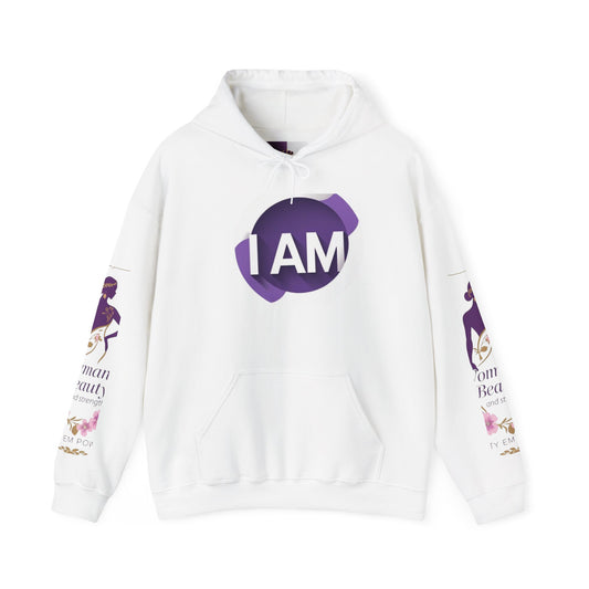 Empowering Women Hoodie, Unisex Heavy Blend Sweatshirt, Self-Love Apparel, Feminist Gift, Inspirational Fashion