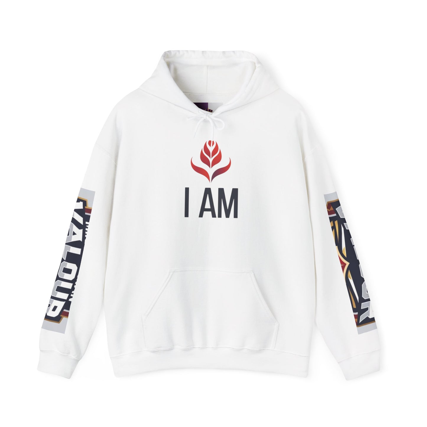 Valour Warrior Hoodie - Unisex Heavy Blend Sweatshirt, Gift for Gamers, Cozy Everyday Wear, Motivational Apparel, Sports Merch