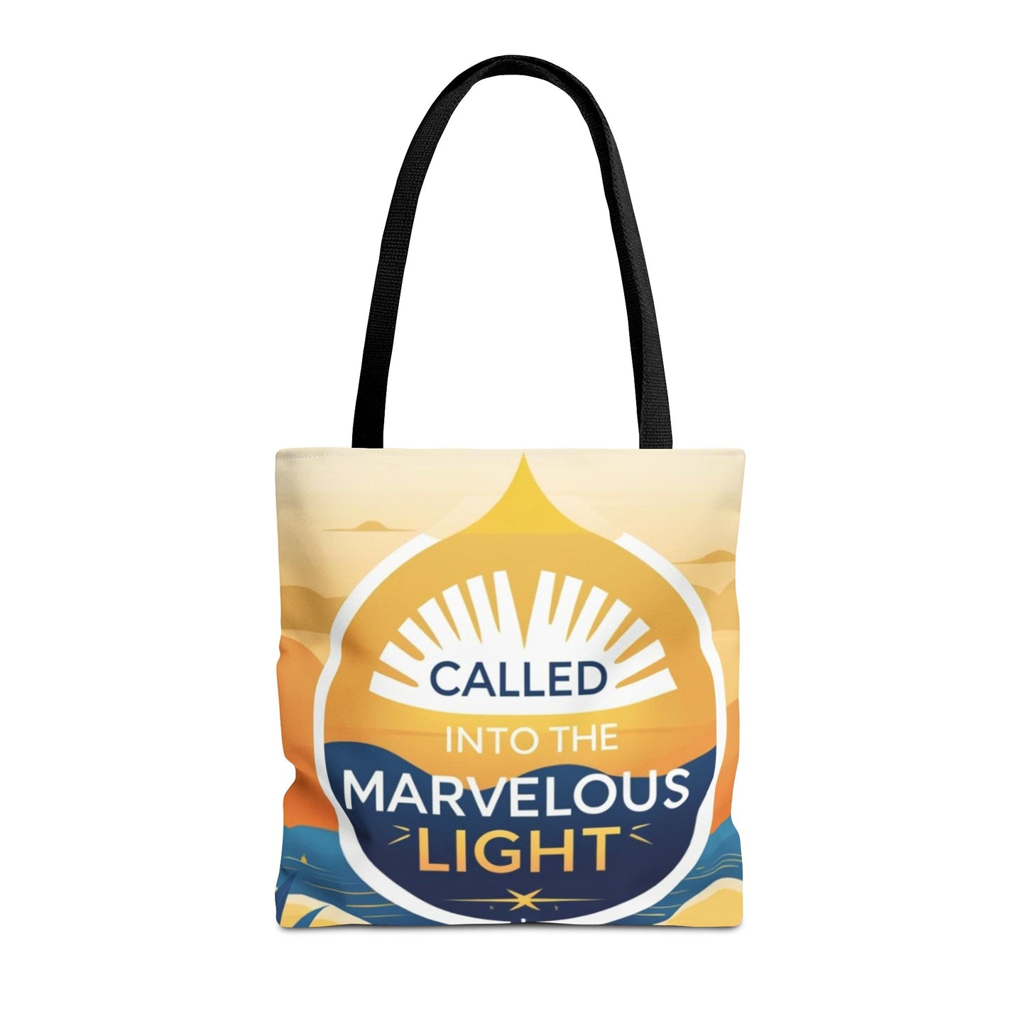 Marvelous Light Tote Bag - Inspirational Gift for Women, Eco-Friendly Shopping Bag, Boho Style, Spiritual Decor