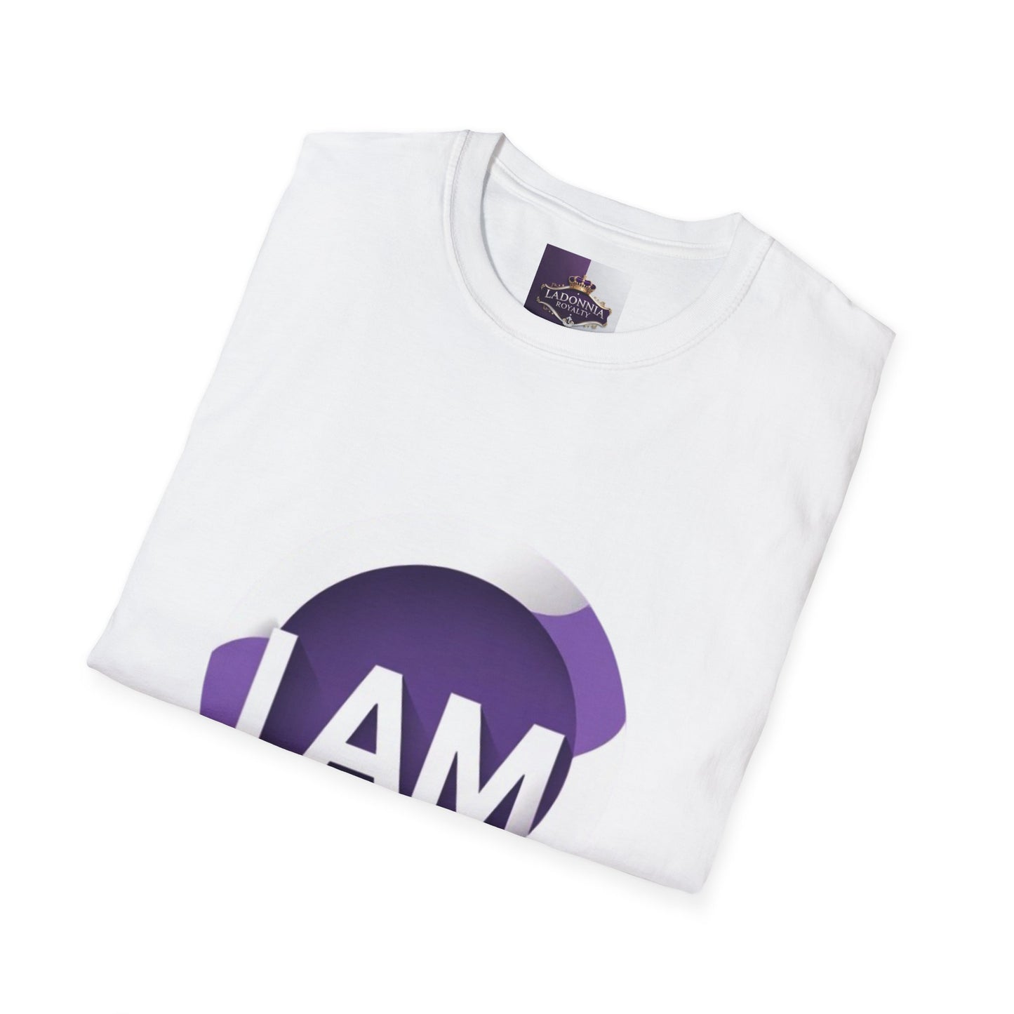 Unisex Softstyle T-Shirt - Empowering Statement Tee, Perfect Gift for Celebrations, Casual Style for Everyday Wear, I AM & Ladonnia [...]