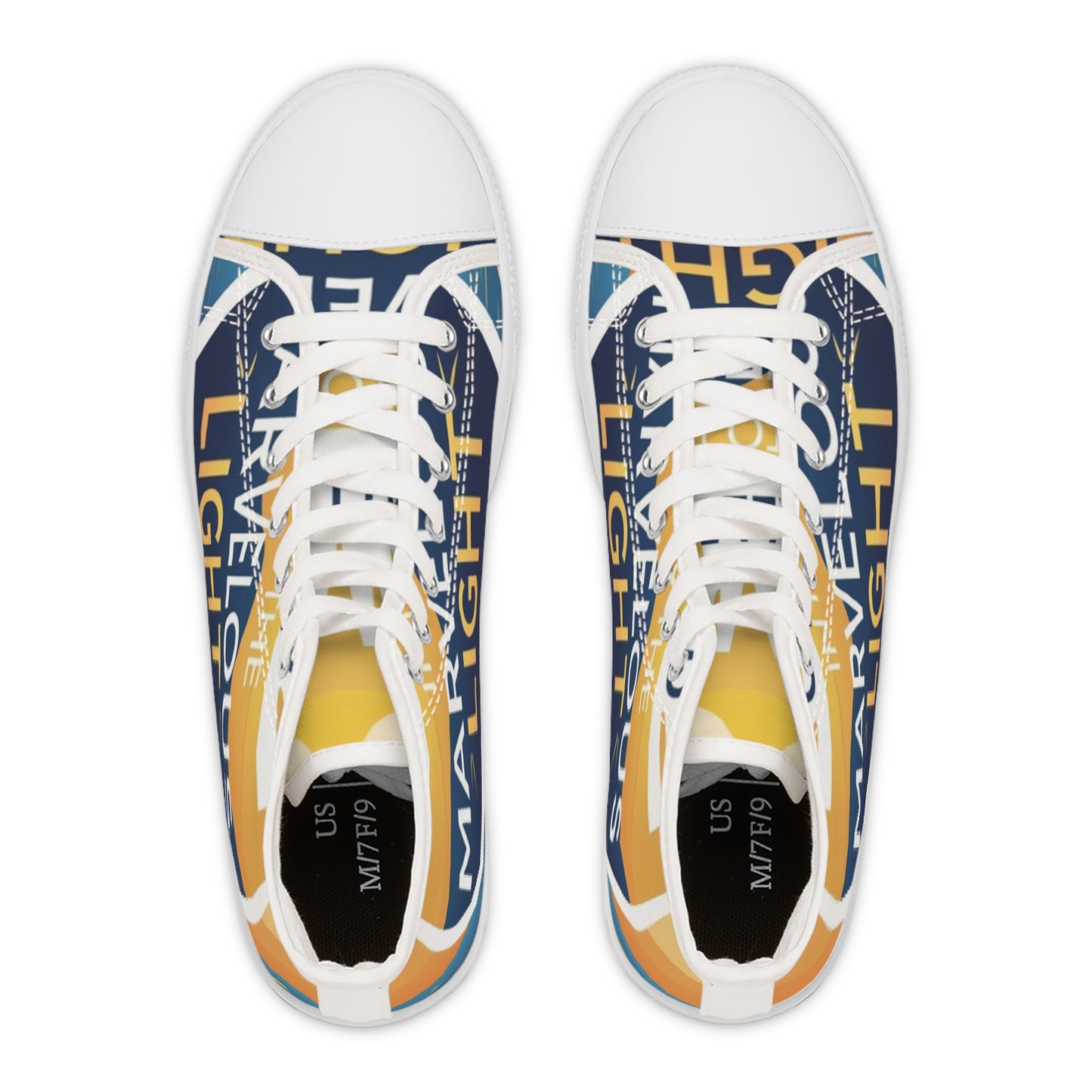 Colorful Women's High Top Sneakers - Stylish Casual Footwear, Perfect for Everyday Wear, Gifts, Trendy Fashion