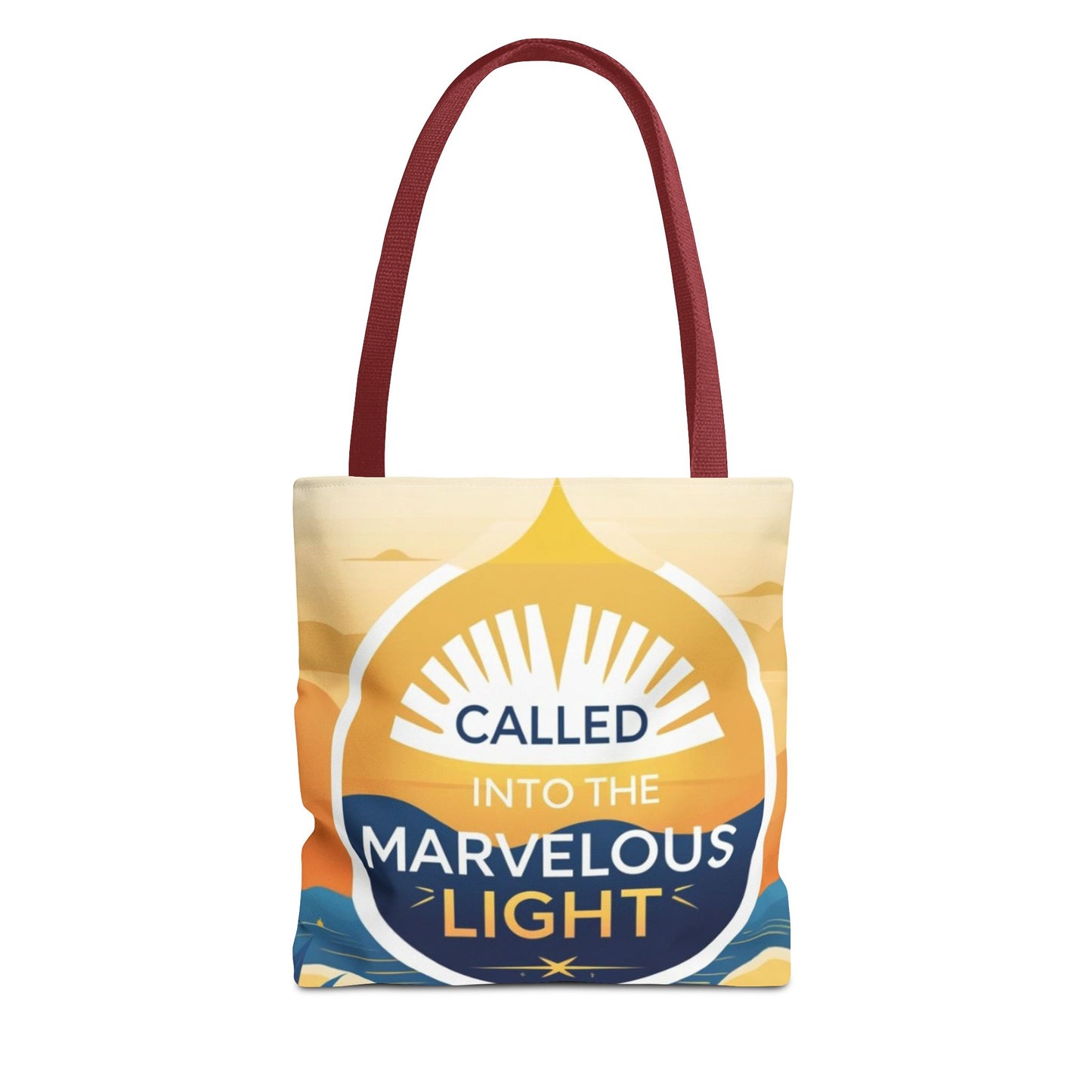 Marvelous Light Tote Bag - Inspirational Gift for Women, Eco-Friendly Shopping Bag, Boho Style, Spiritual Decor