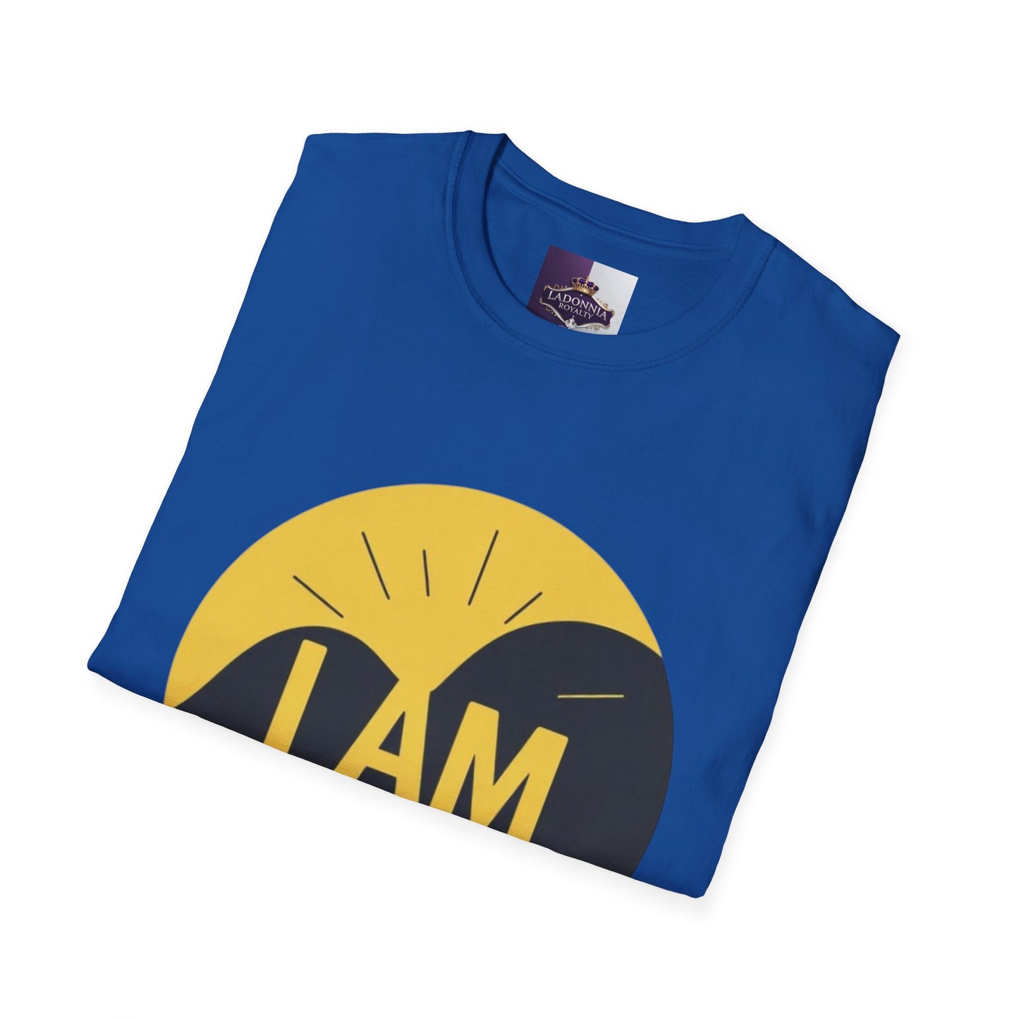I AM Unisex Softstyle T-Shirt, Inspirational Tee, Motivational Shirt, Casual Wear, Gift for Friends, Versatile Summer Top