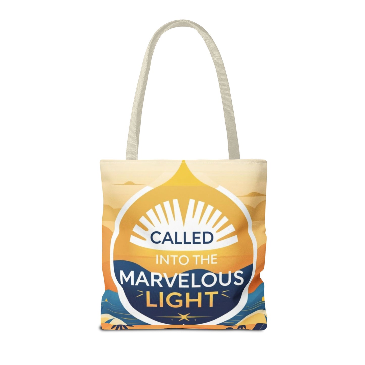 Marvelous Light Tote Bag - Inspirational Gift for Women, Eco-Friendly Shopping Bag, Boho Style, Spiritual Decor