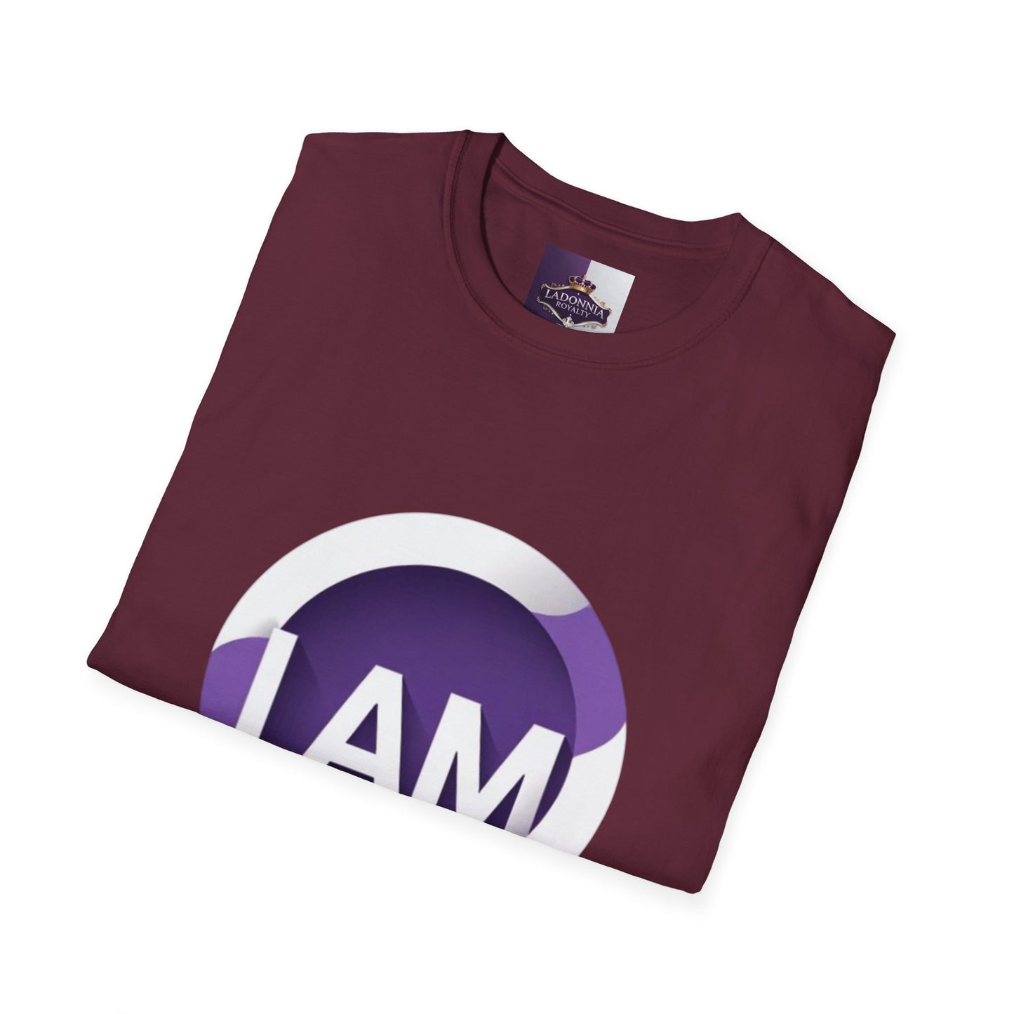 Unisex Softstyle T-Shirt - Empowering Statement Tee, Perfect Gift for Celebrations, Casual Style for Everyday Wear, I AM & Ladonnia [...]