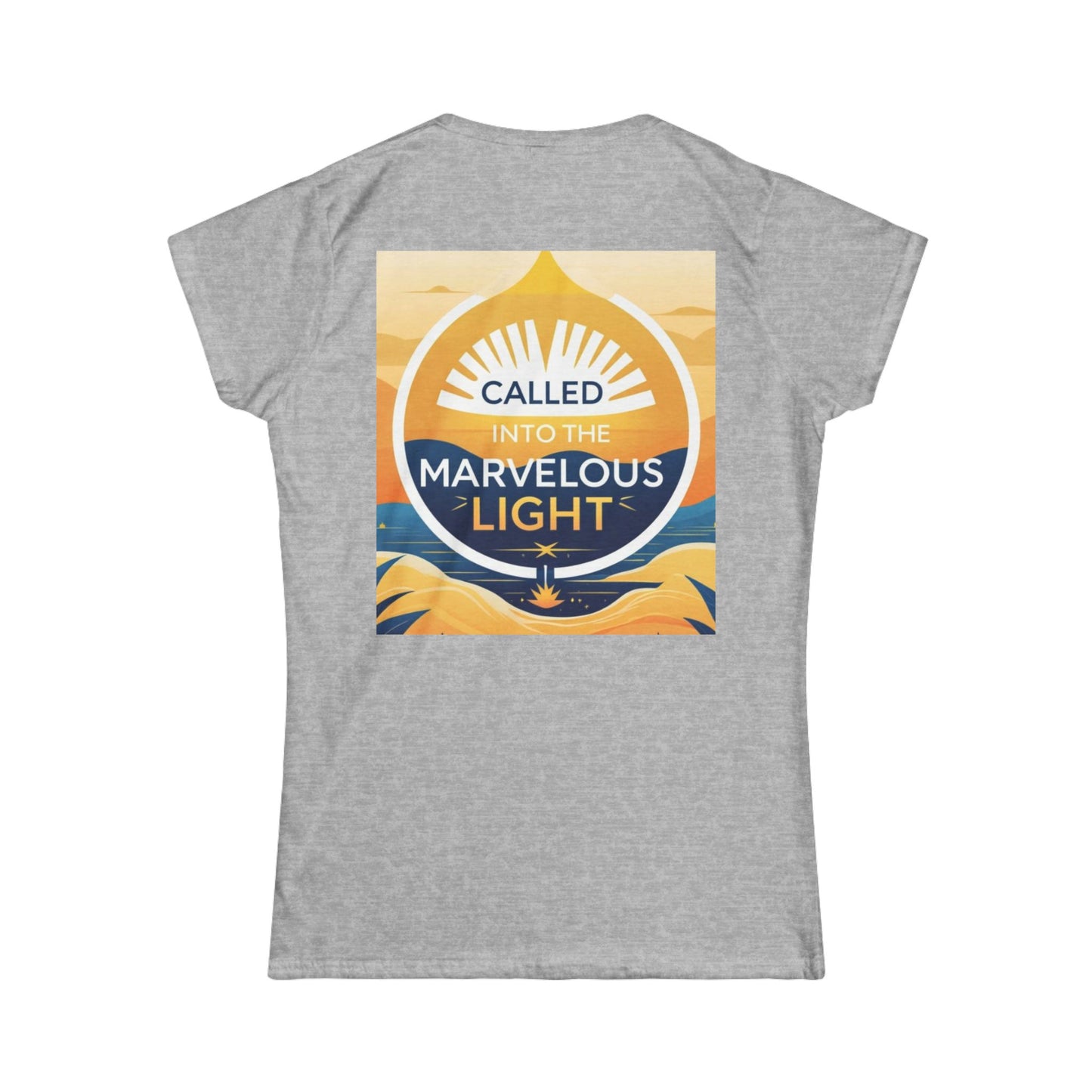 Inspirational Women's Softstyle Tee - Empowering I AM, Uplifting Statement Shirt, Motivational Gift, Casual Wear, Spiritual Tee