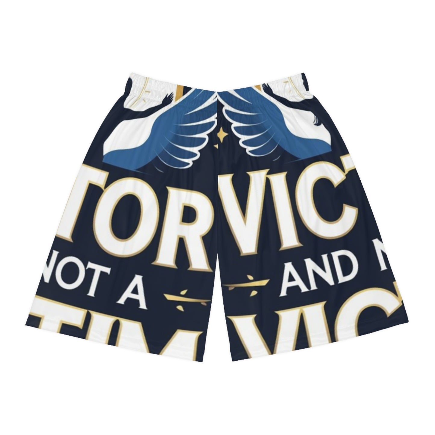 Empowering Basketball Shorts, AOP Fitness Wear, Activewear for Gamers, Stylish Sports Shorts, Perfect for Sports Events, Gifts