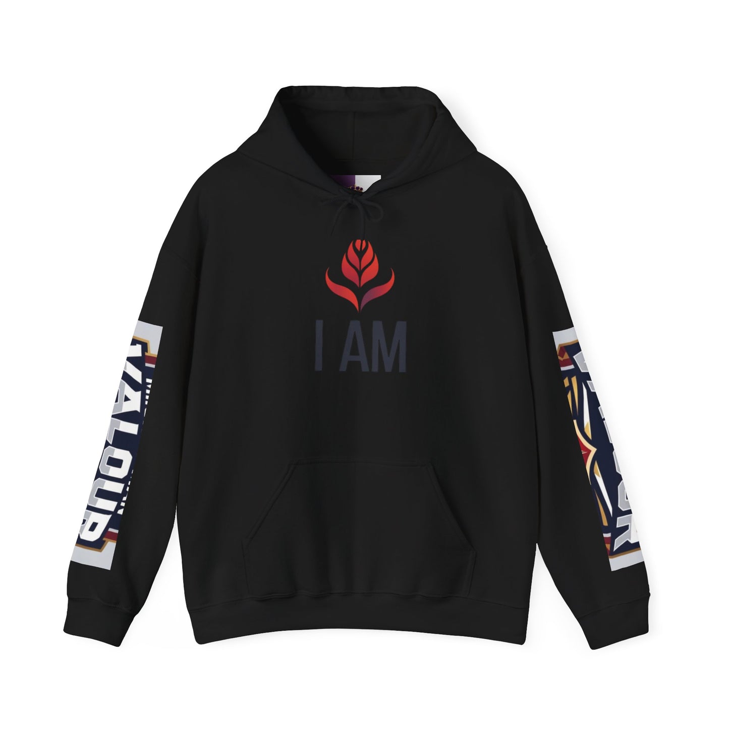 Valour Warrior Hoodie - Unisex Heavy Blend Sweatshirt, Gift for Gamers, Cozy Everyday Wear, Motivational Apparel, Sports Merch