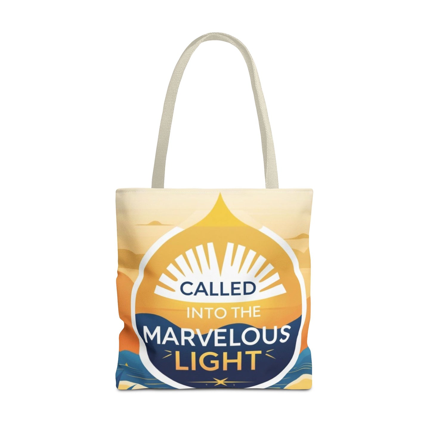 Marvelous Light Tote Bag - Inspirational Gift for Women, Eco-Friendly Shopping Bag, Boho Style, Spiritual Decor