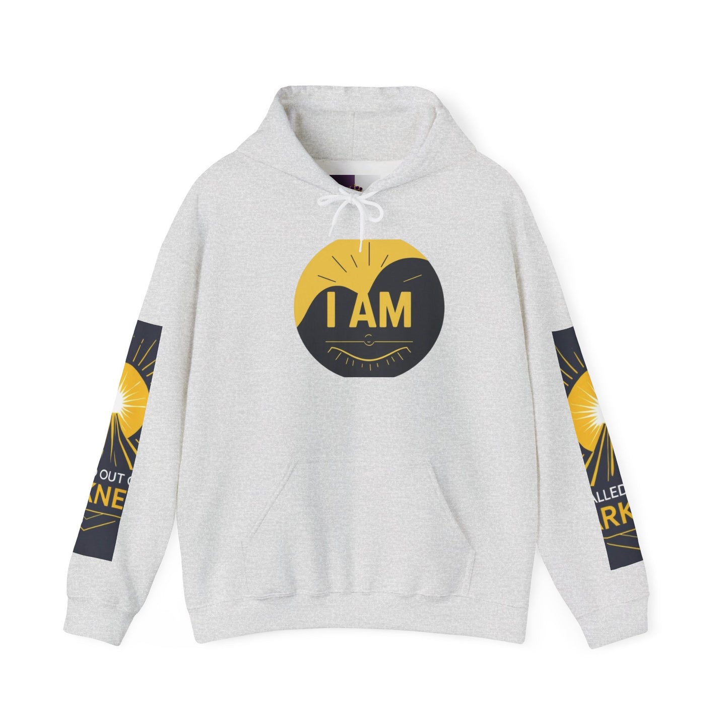 Inspirational Hooded Sweatshirt – I AM, Motivational Apparel, Unisex Hoodie for Comfort, Gift for Encouragement, Positive Vibes