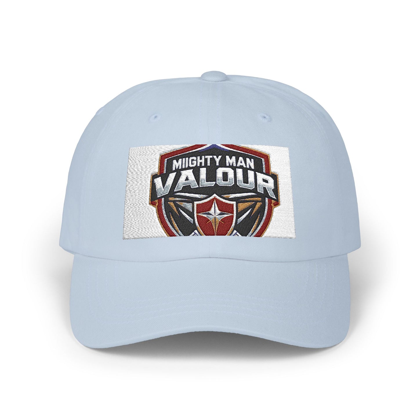 Classic Dad Cap with Mighty Man Valour Design | Perfect Gift for Fathers, Birthday, Outdoor Activities, Casual Wear, and Sports Events
