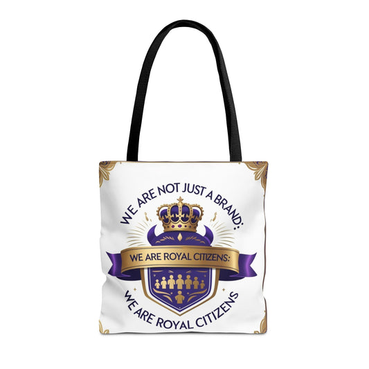 Royal Citizens Tote Bag - Empowering Quote, Stylish Everyday Bag, Gift for Her, Eco-Friendly Tote, Unique Shopping Bag