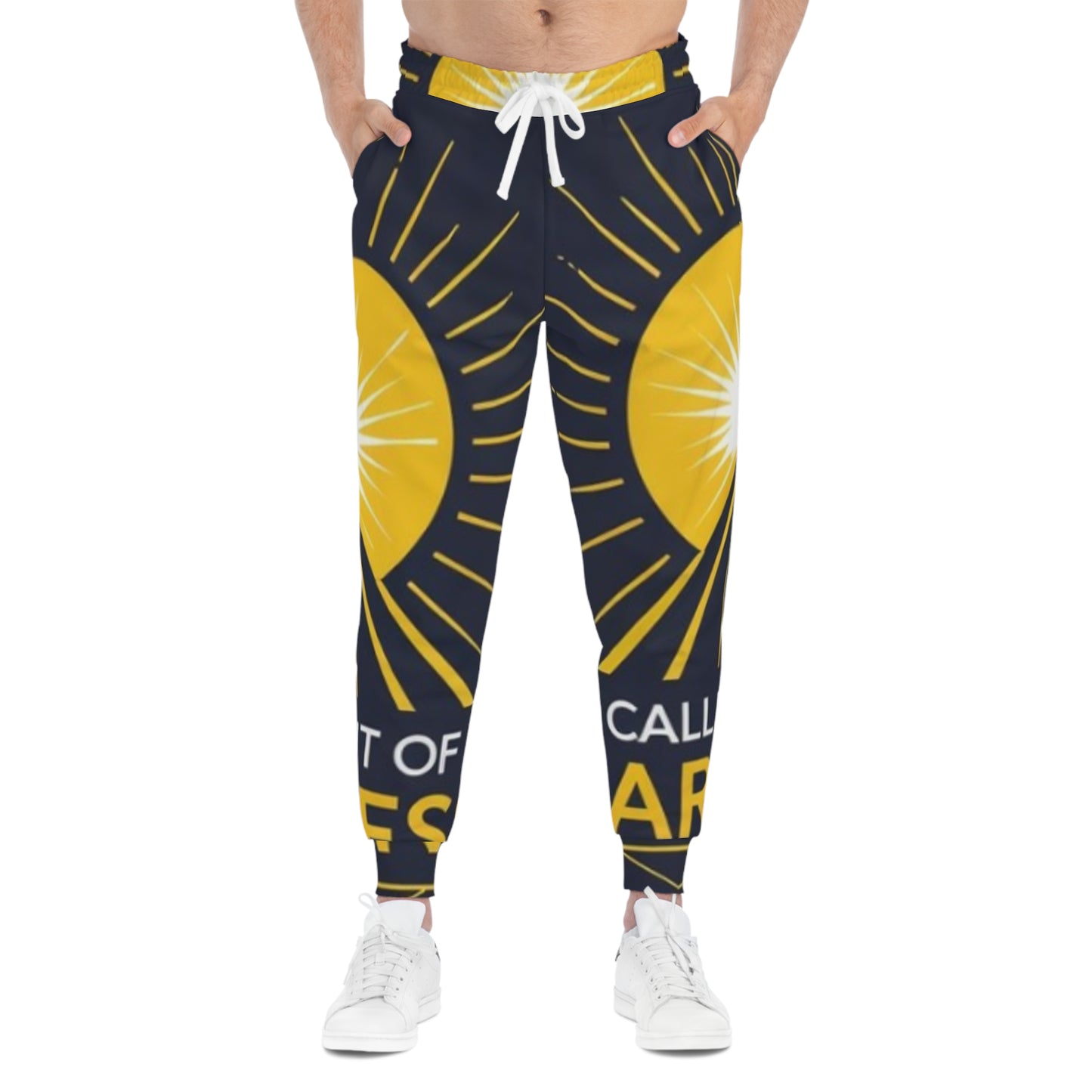 Radiant Athletic Joggers, Comfort Fit Pants for Fitness Lovers, Motivational Activewear, Ideal for Gym & Lounge, Gift for Wellness Seekers