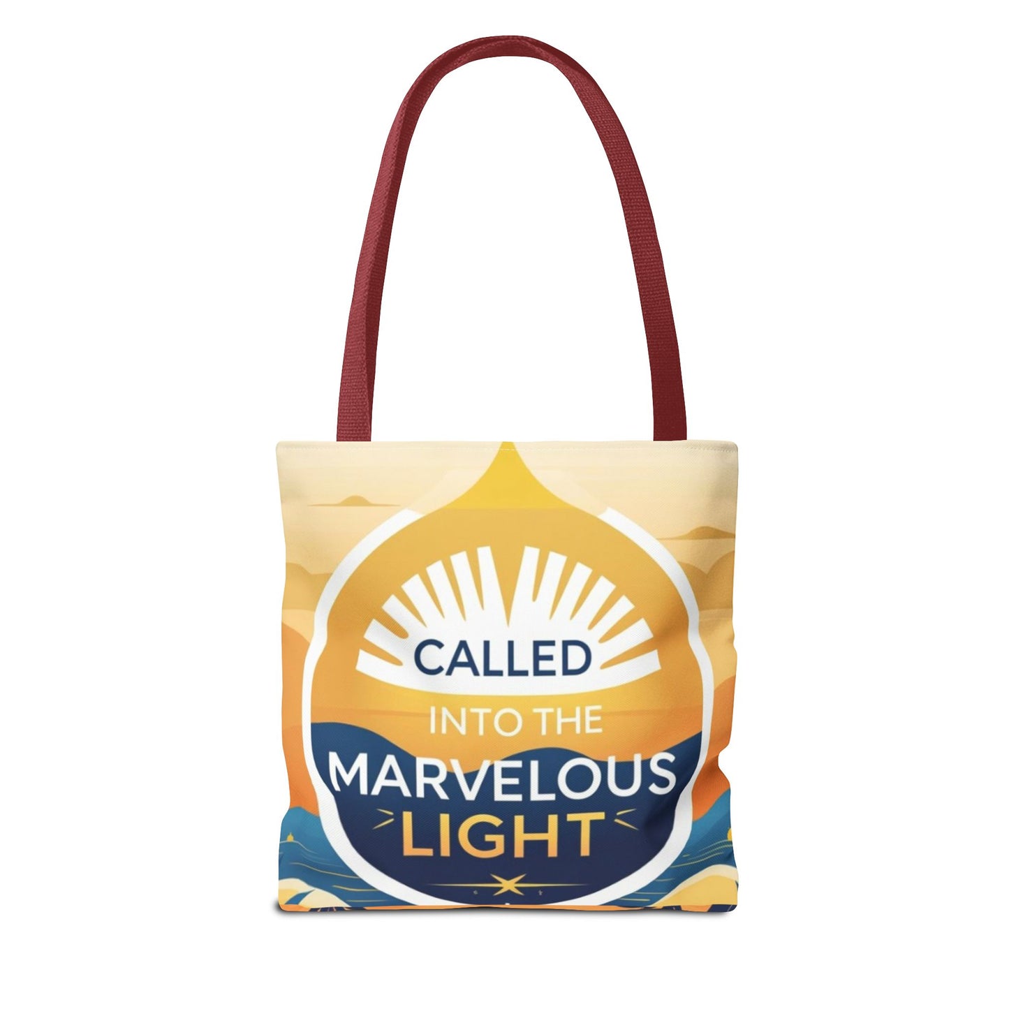 Marvelous Light Tote Bag - Inspirational Gift for Women, Eco-Friendly Shopping Bag, Boho Style, Spiritual Decor
