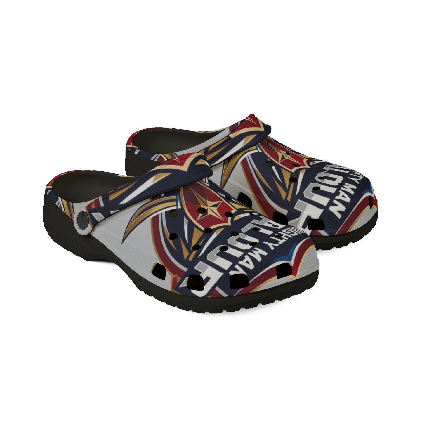 Mighty Valor EVA Foam Rubber Shoes for Comfort and Style, Casual Footwear, Cartoon Arch Support Clogs, Unique Gifts, Fun Summer Shoes