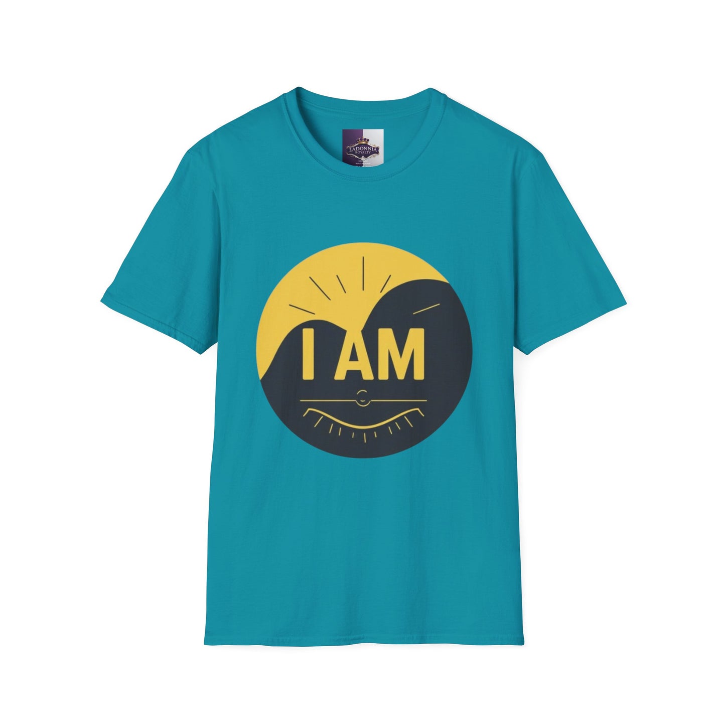 I AM Unisex Softstyle T-Shirt, Inspirational Tee, Motivational Shirt, Casual Wear, Gift for Friends, Versatile Summer Top