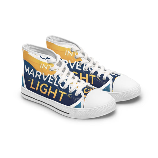 Colorful Women's High Top Sneakers - Stylish Casual Footwear, Perfect for Everyday Wear, Gifts, Trendy Fashion