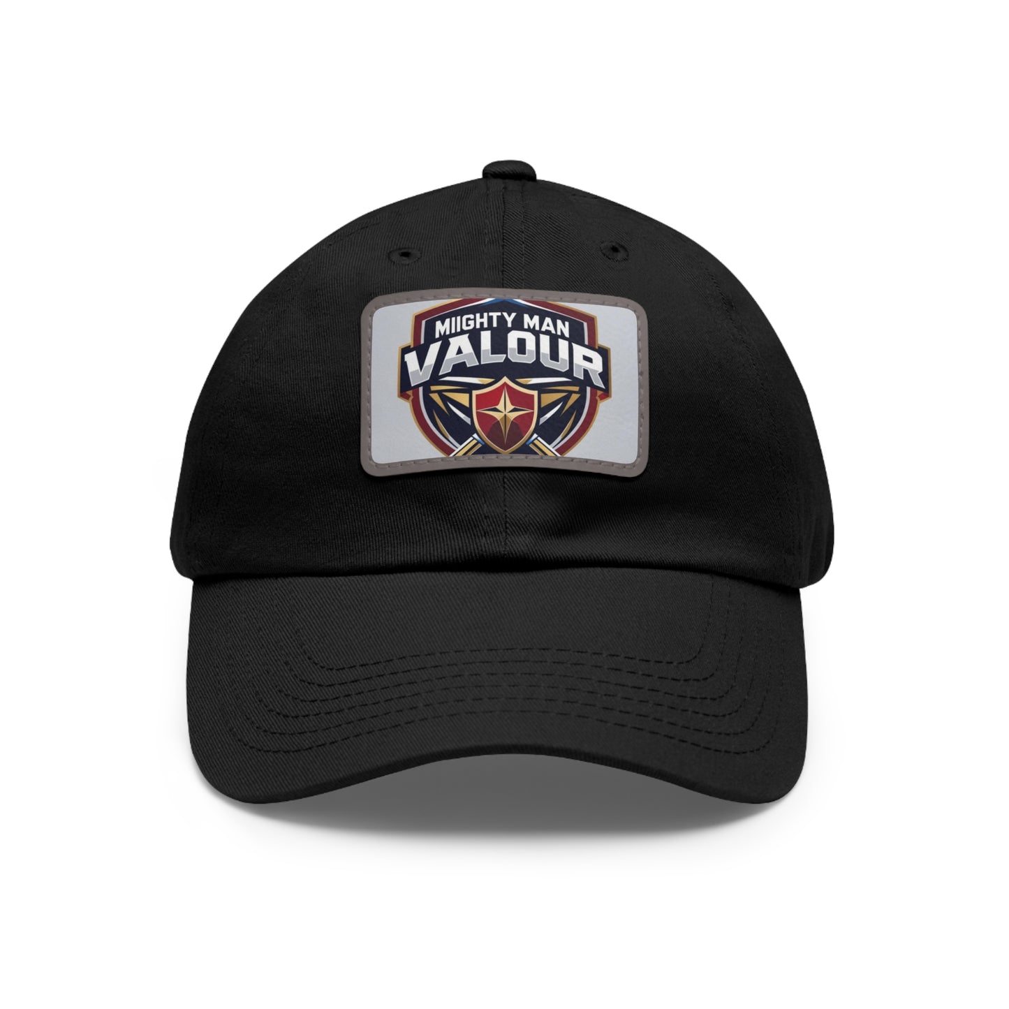 Mighty Man Valour Dad Hat, Casual Cap for Dads, Gift for Father's Day and Birthdays, Outdoor Apparel, Cool Summer Hat