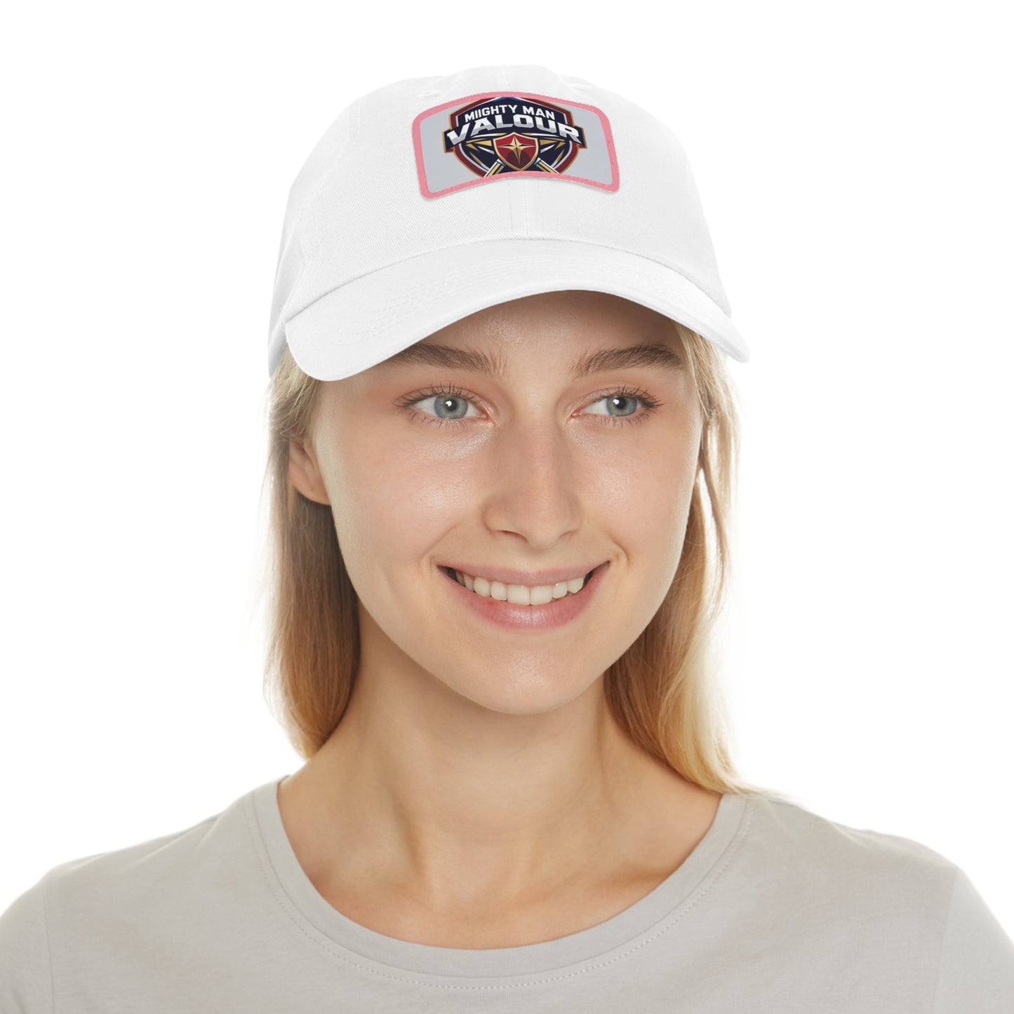 Mighty Man Valour Dad Hat, Casual Cap for Dads, Gift for Father's Day and Birthdays, Outdoor Apparel, Cool Summer Hat