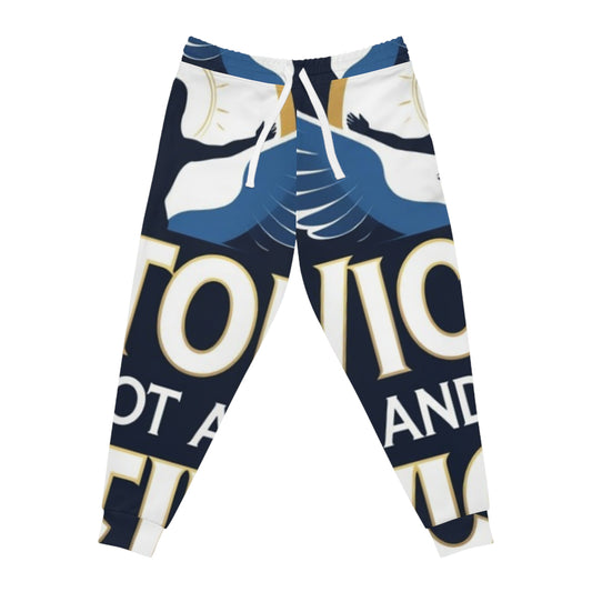 Sporty Motivational Joggers for Athletes, Fitness Pants for Home or Gym, Gift for Gym Lovers, Inspirational Activewear