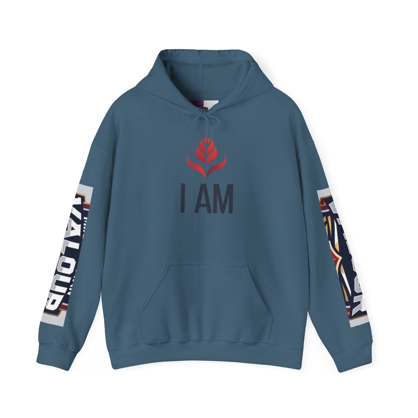 Valour Warrior Hoodie - Unisex Heavy Blend Sweatshirt, Gift for Gamers, Cozy Everyday Wear, Motivational Apparel, Sports Merch