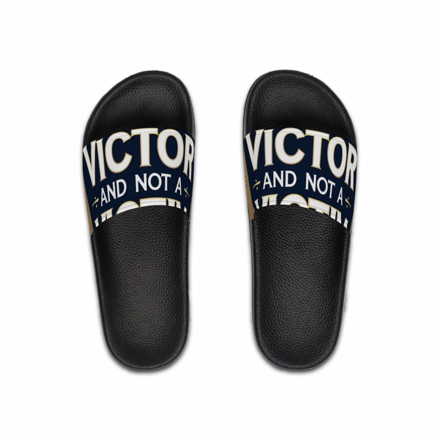 Victory Slide Sandals, Comfortable Summer Footwear, Poolside Slippers, Gift for Him, Relaxation Sandals