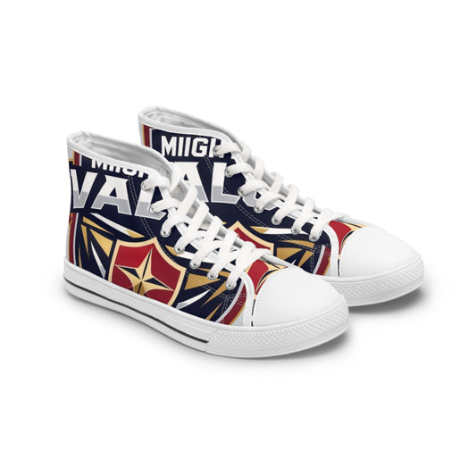 Stylish Women's High Top Sneakers - Perfect for Casual Wear, Gift for Her, Sports Events, Street Style, Trendy Footwear