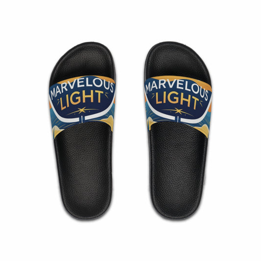 Stylish Men's Slide Sandals with 'Marvelous Light' Design - Perfect for Summer, Beach Days, Home Relaxation, Gifts, Fashion