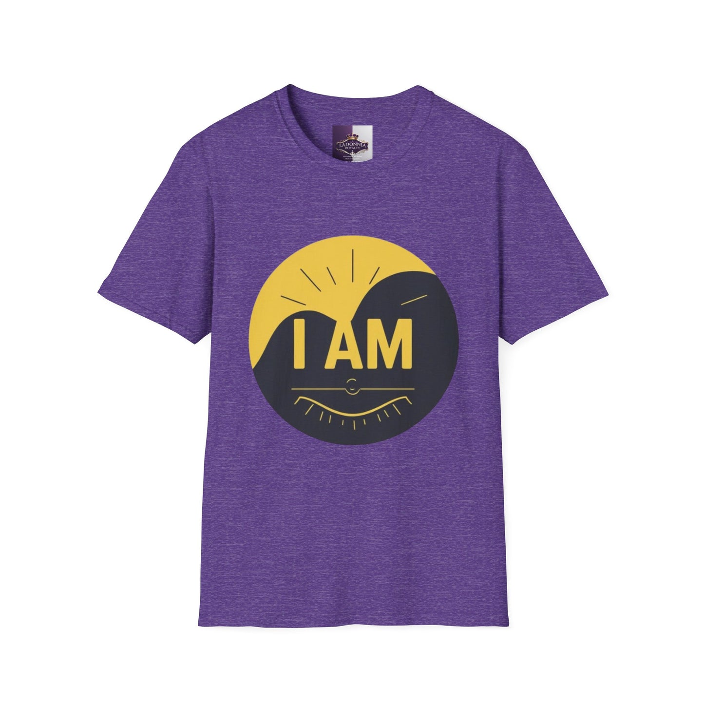 I AM Unisex Softstyle T-Shirt, Inspirational Tee, Motivational Shirt, Casual Wear, Gift for Friends, Versatile Summer Top