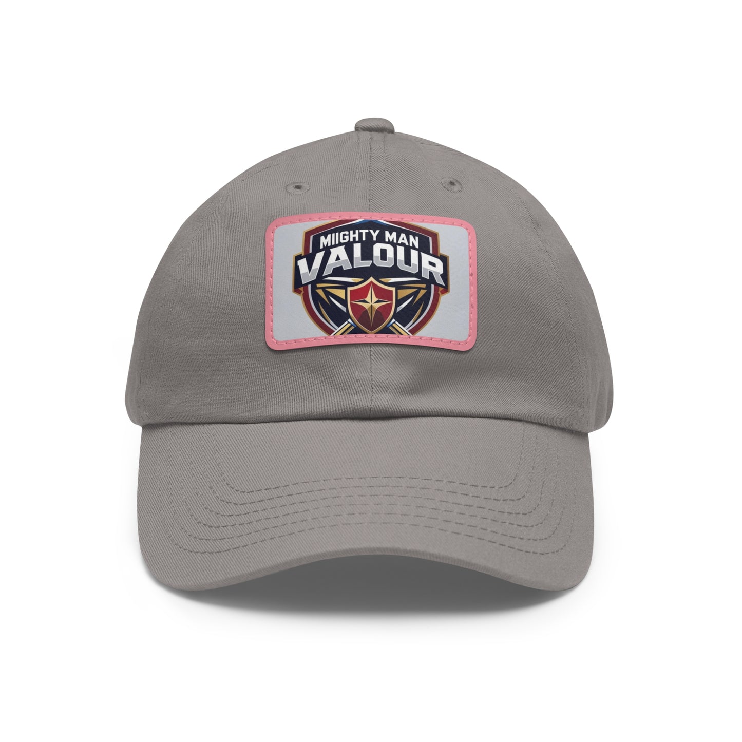 Mighty Man Valour Dad Hat, Casual Cap for Dads, Gift for Father's Day and Birthdays, Outdoor Apparel, Cool Summer Hat