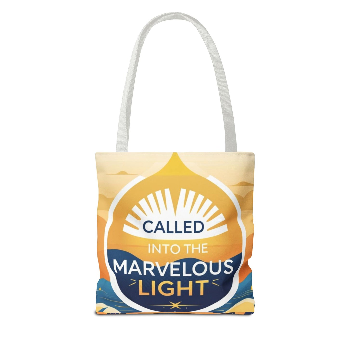 Marvelous Light Tote Bag - Inspirational Gift for Women, Eco-Friendly Shopping Bag, Boho Style, Spiritual Decor