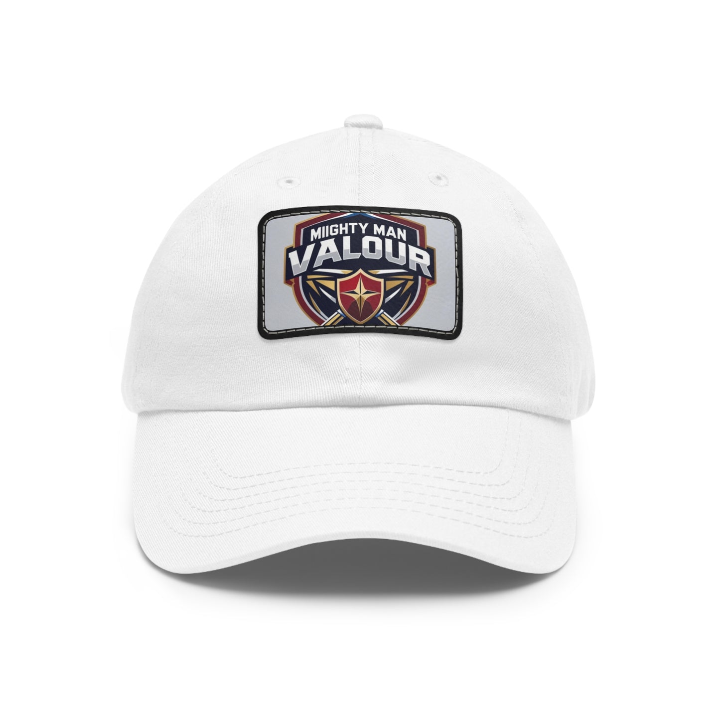 Mighty Man Valour Dad Hat, Casual Cap for Dads, Gift for Father's Day and Birthdays, Outdoor Apparel, Cool Summer Hat