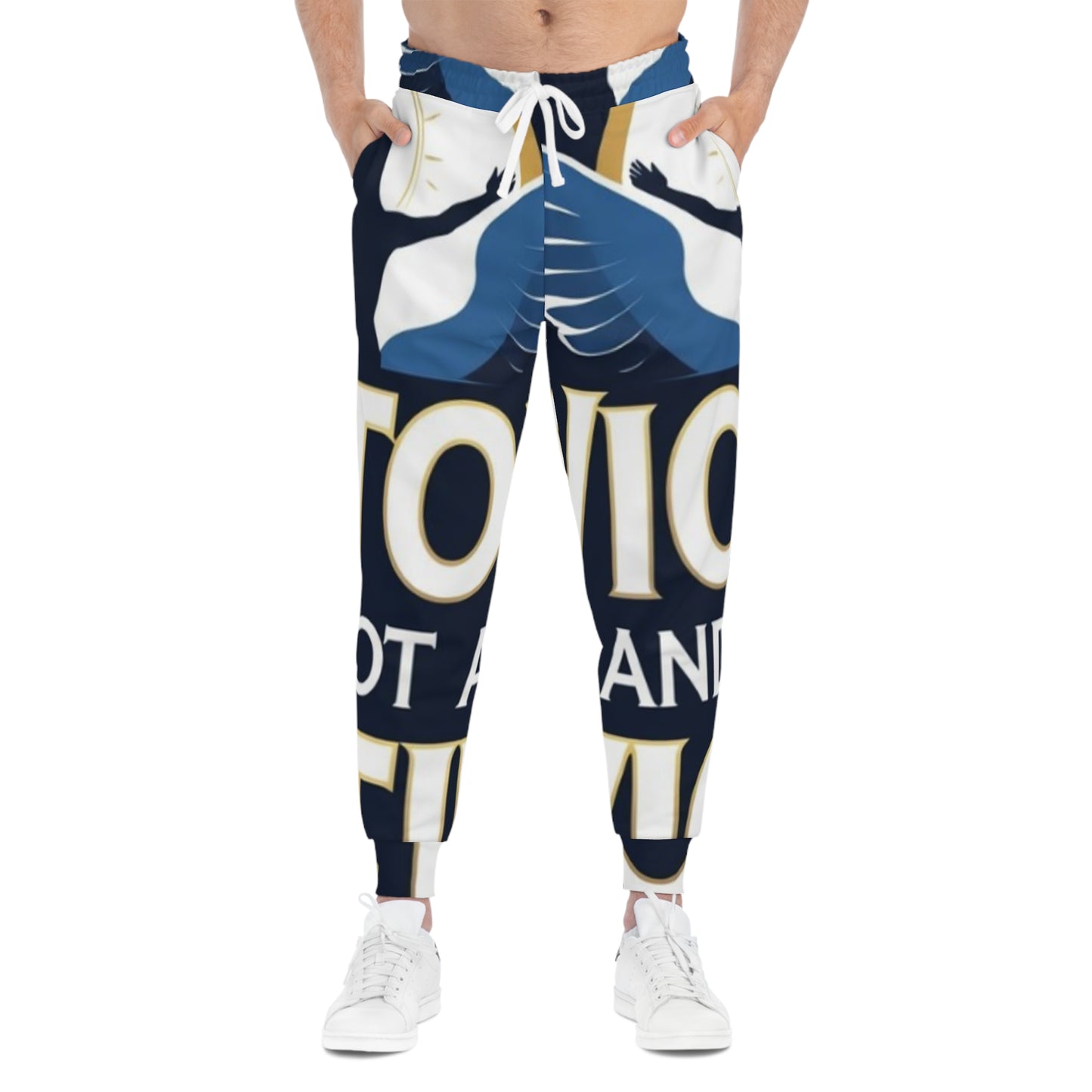 Sporty Motivational Joggers for Athletes, Fitness Pants for Home or Gym, Gift for Gym Lovers, Inspirational Activewear