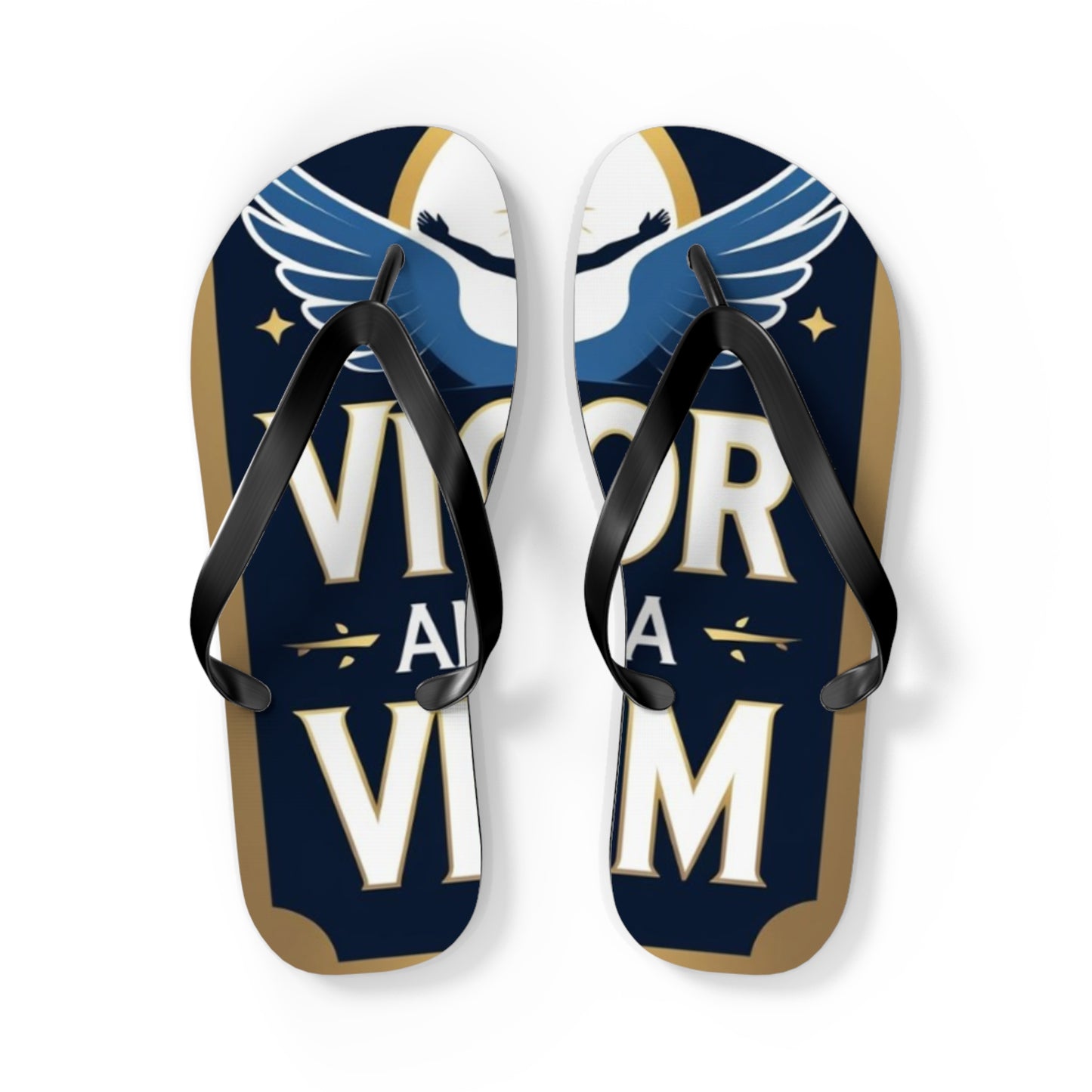 Victory Vibes Flip Flops | Summer Beach Sandals, Casual Footwear, Vacation Essentials, Gift for Beach Lovers, Summer Parties