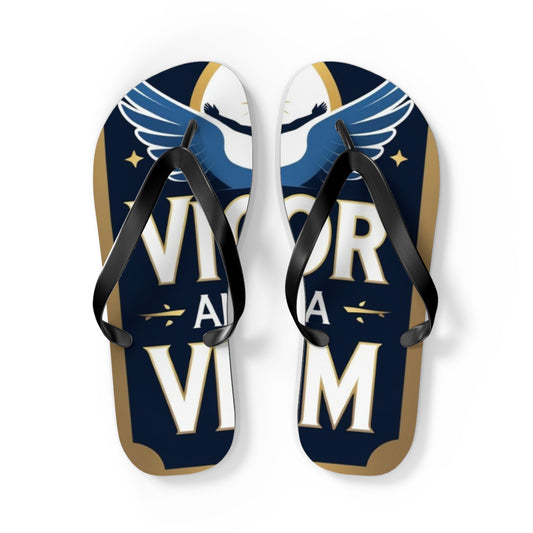 Victory Vibes Flip Flops | Summer Beach Sandals, Casual Footwear, Vacation Essentials, Gift for Beach Lovers, Summer Parties