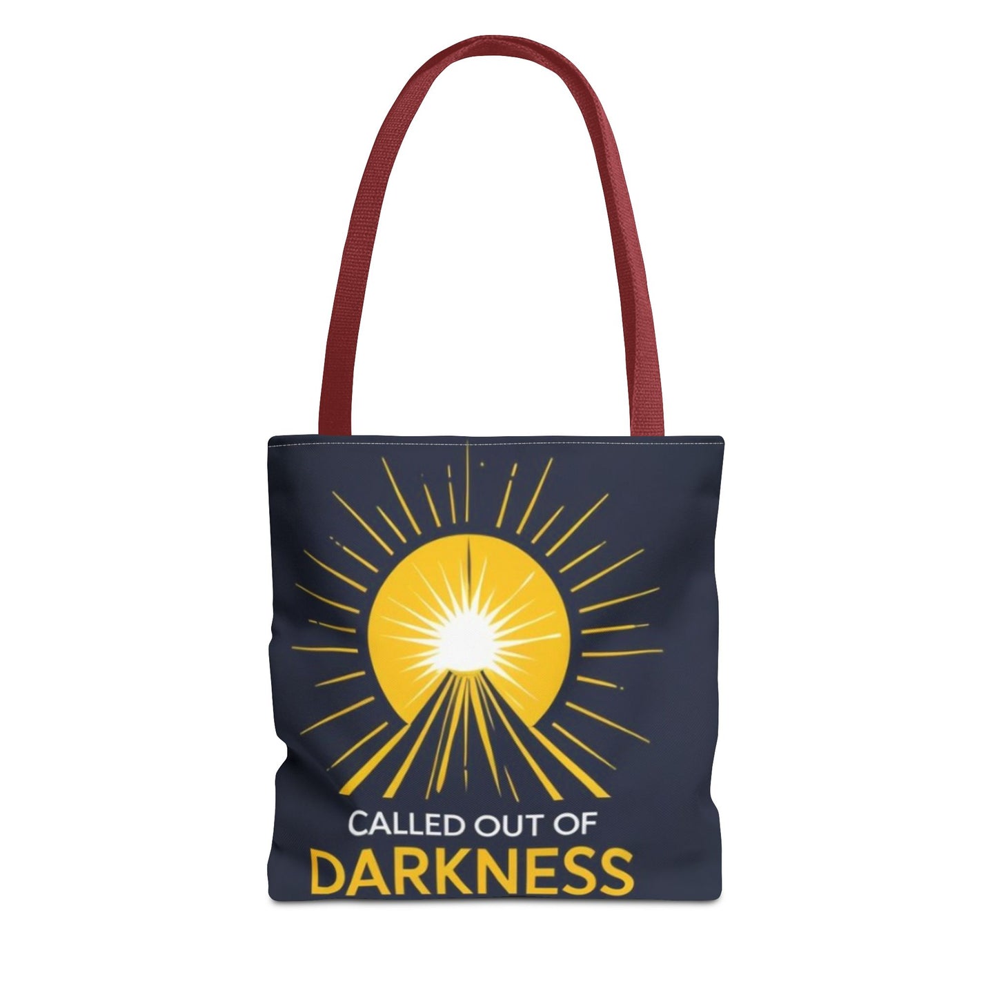 Sunshine Tote Bag, Motivational Shoulder Bag, Inspirational Gift, Everyday Use, Summer Tote, Called Out of Darkness