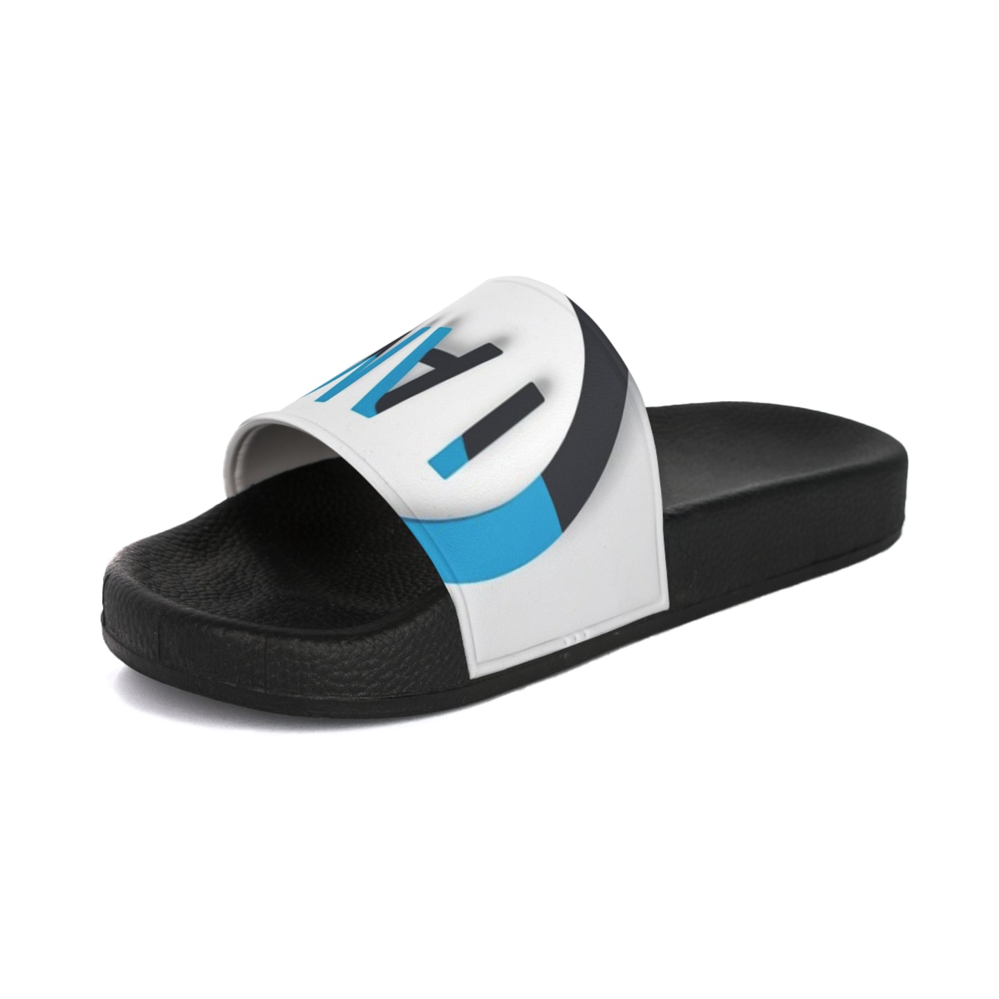 Stylish Men’s Slide Sandals with Motivational Design, Summer Footwear, Beach Slides, Casual Indoor Slippers, Athletic Sandals