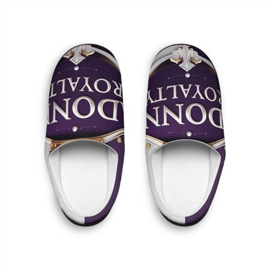 Royalty-Themed Women's Indoor Slippers, Cozy House Slippers, Gifts for Her, Comfortable Footwear, Relaxation Essentials, Home Style [...]