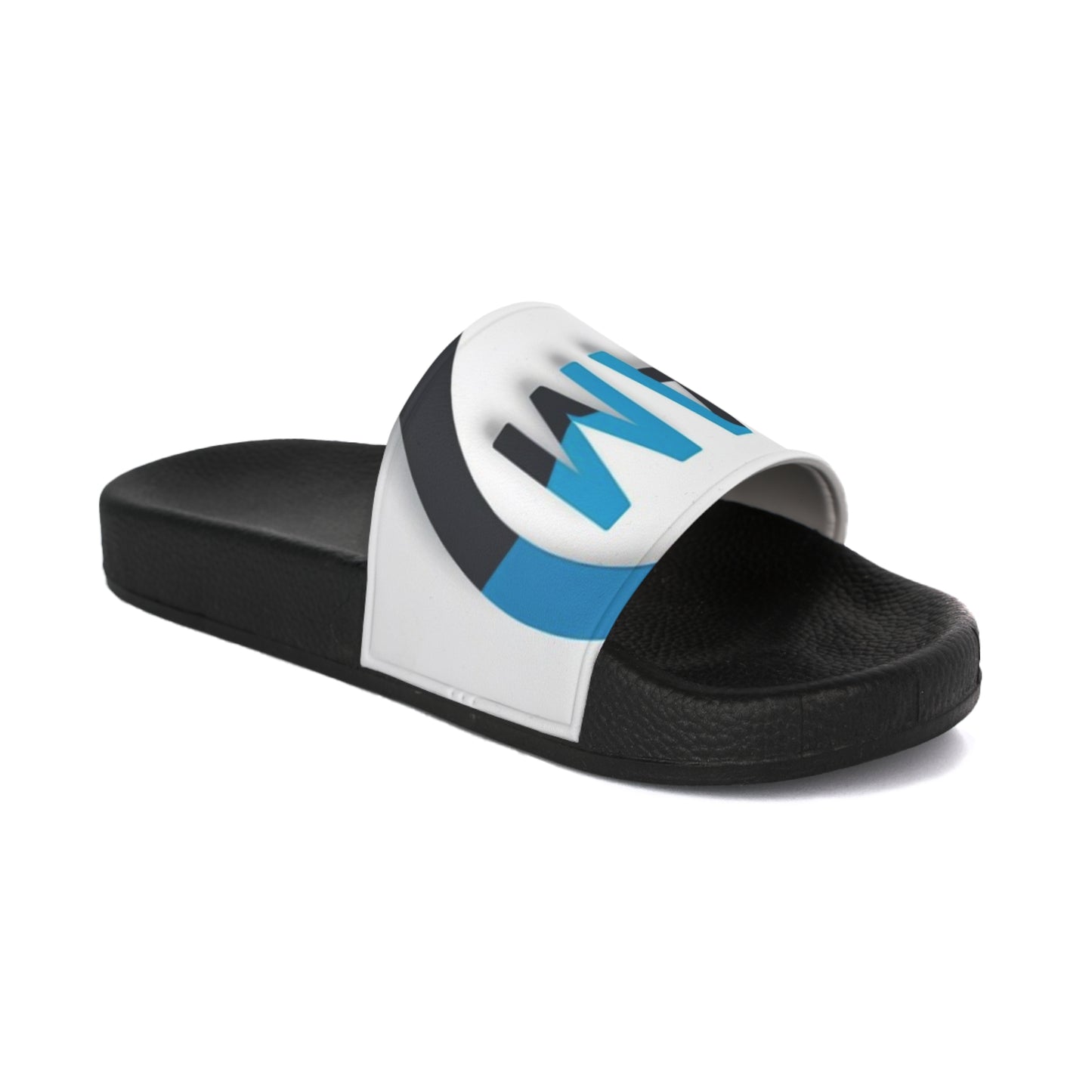 Stylish Men’s Slide Sandals with Motivational Design, Summer Footwear, Beach Slides, Casual Indoor Slippers, Athletic Sandals