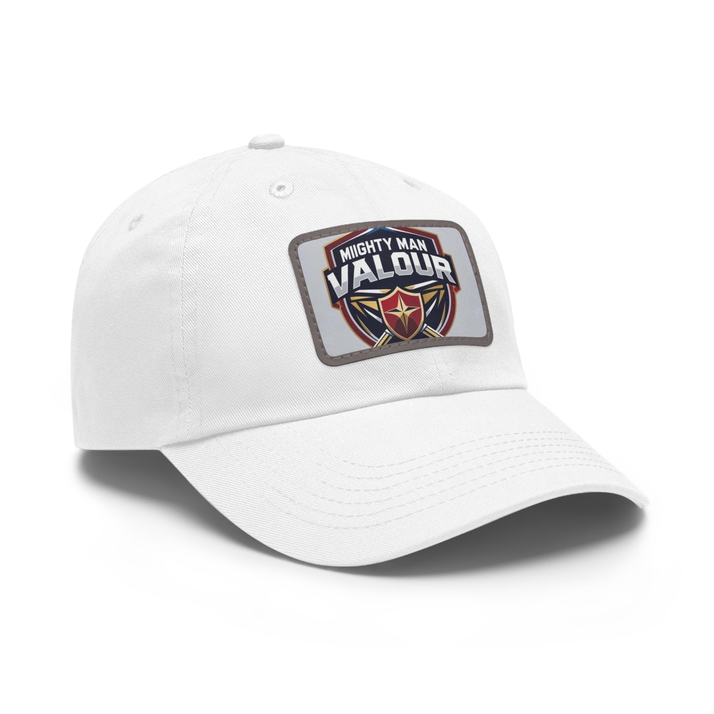 Mighty Man Valour Dad Hat, Casual Cap for Dads, Gift for Father's Day and Birthdays, Outdoor Apparel, Cool Summer Hat