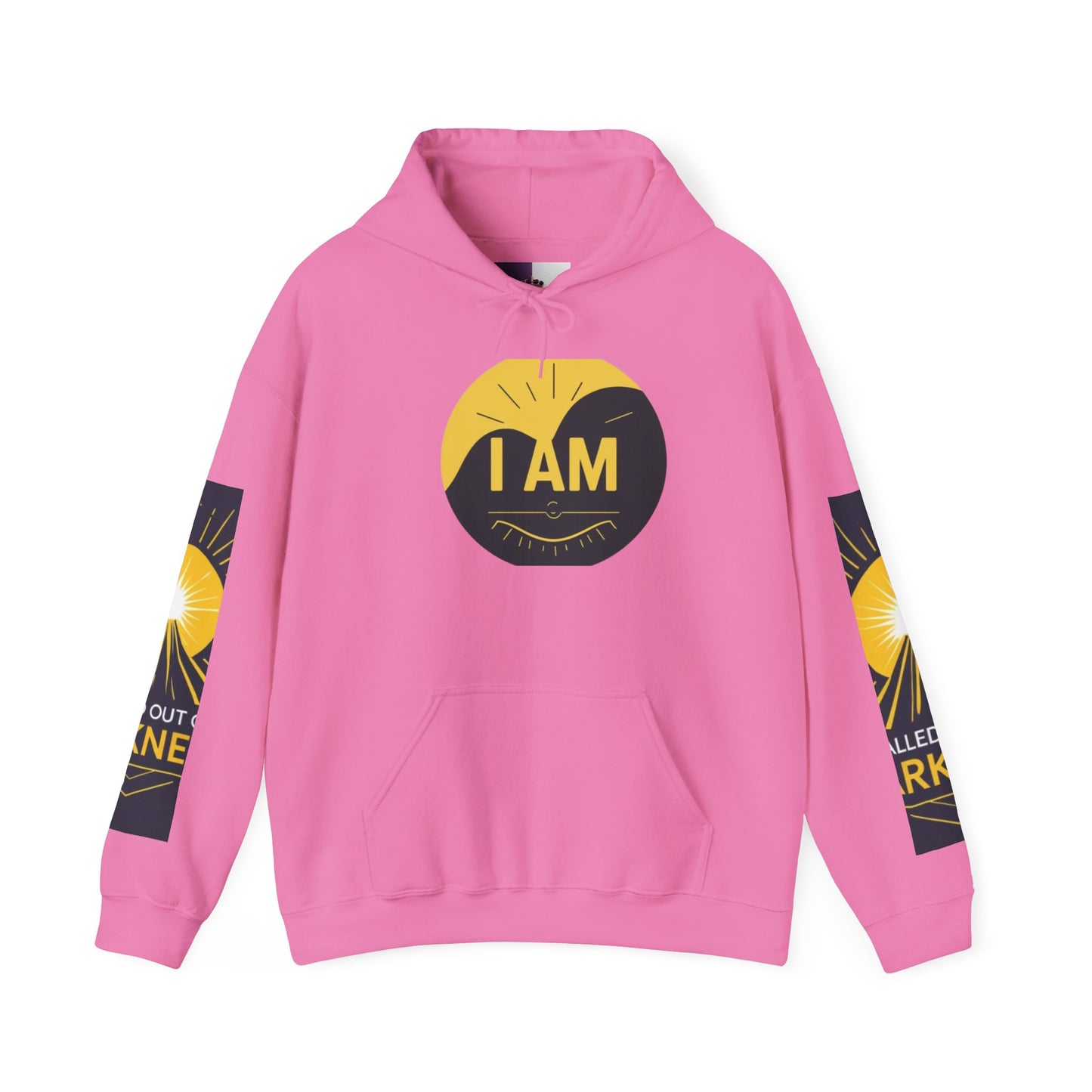 Inspirational Hooded Sweatshirt – I AM, Motivational Apparel, Unisex Hoodie for Comfort, Gift for Encouragement, Positive Vibes