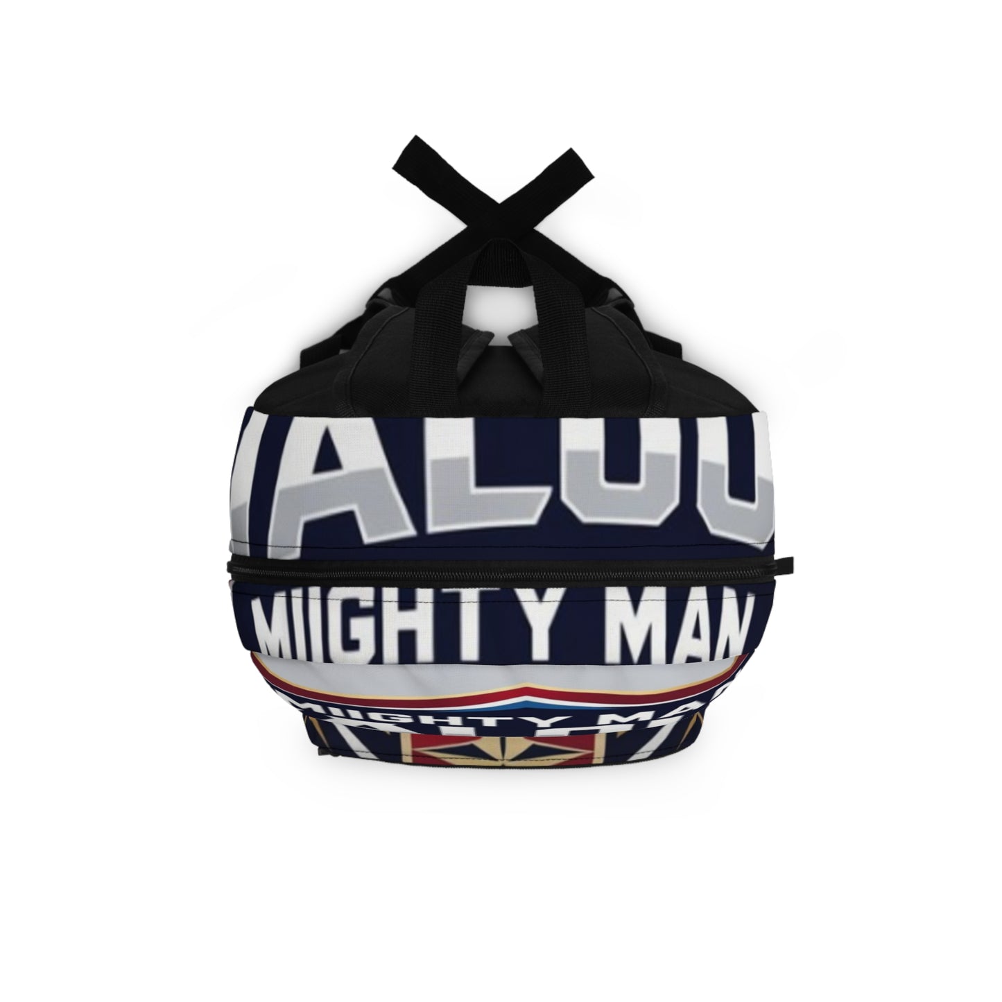 Mighty Man Valor Backpack - Stylish School Bag, Gaming Gear, Travel Companion, Unique Gift for Adventurers, Trendy Bag