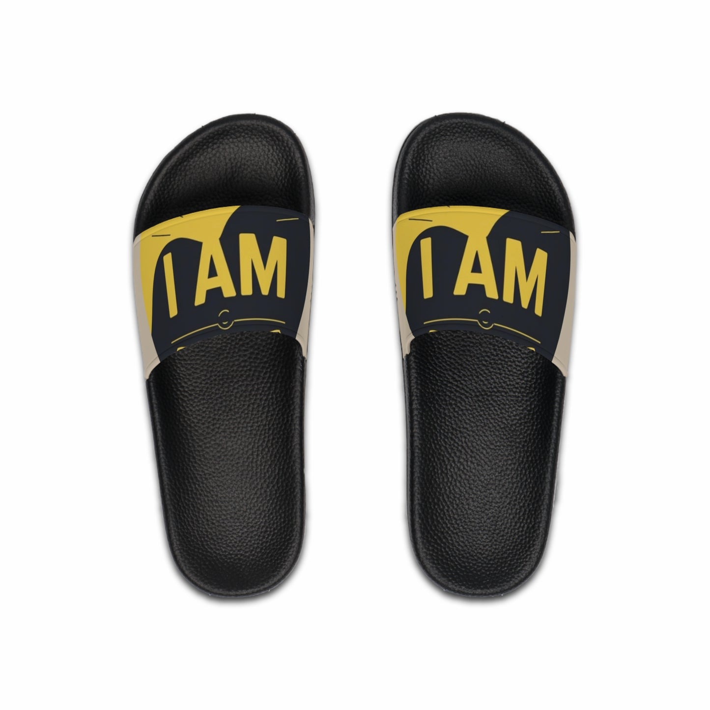 Bold Statement Men's Slide Sandals - Summer Comfort, Casual Footwear, Beach Vibes, Gift for Him, Fun Outdoor Slides