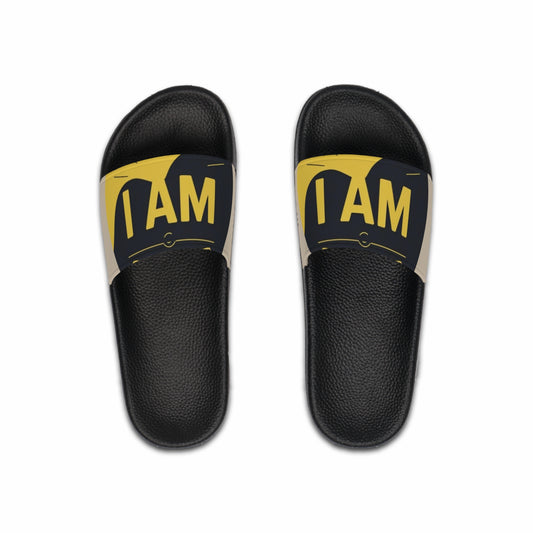 Bold Statement Men's Slide Sandals - Summer Comfort, Casual Footwear, Beach Vibes, Gift for Him, Fun Outdoor Slides