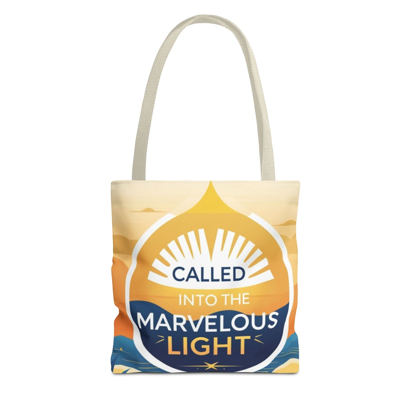 Marvelous Light Tote Bag - Inspirational Gift for Women, Eco-Friendly Shopping Bag, Boho Style, Spiritual Decor