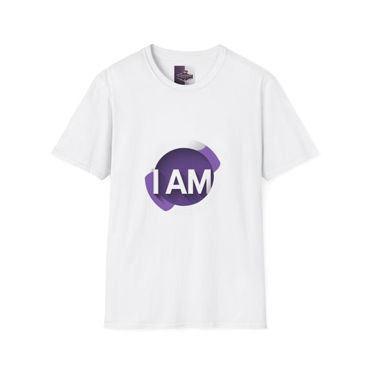 Empowering Women's T-Shirt, Feminine Tee, Inspirational Quote Top, Gift for Her, Self-Love Apparel, Women's Day Celebration, I AM Shirt