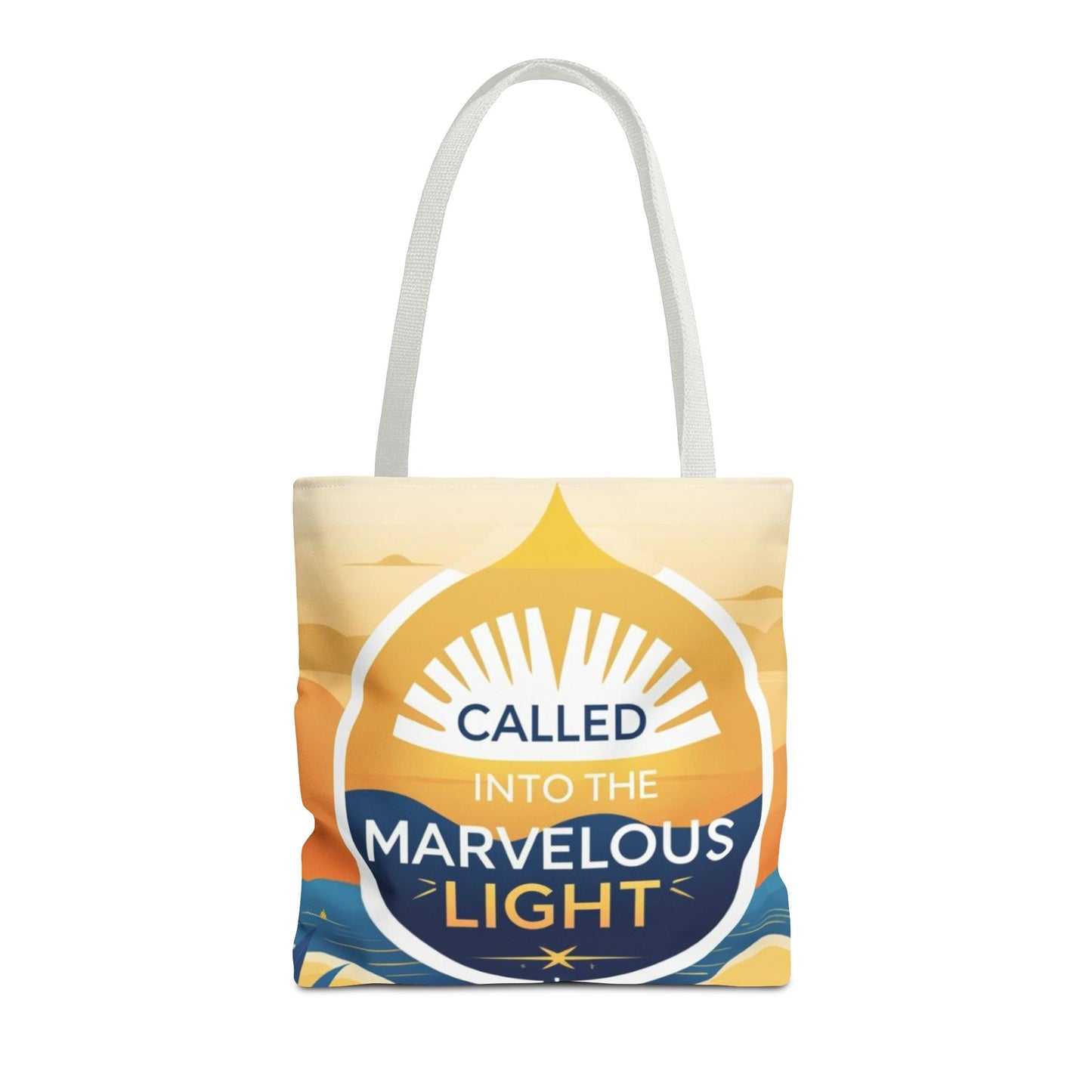 Marvelous Light Tote Bag - Inspirational Gift for Women, Eco-Friendly Shopping Bag, Boho Style, Spiritual Decor