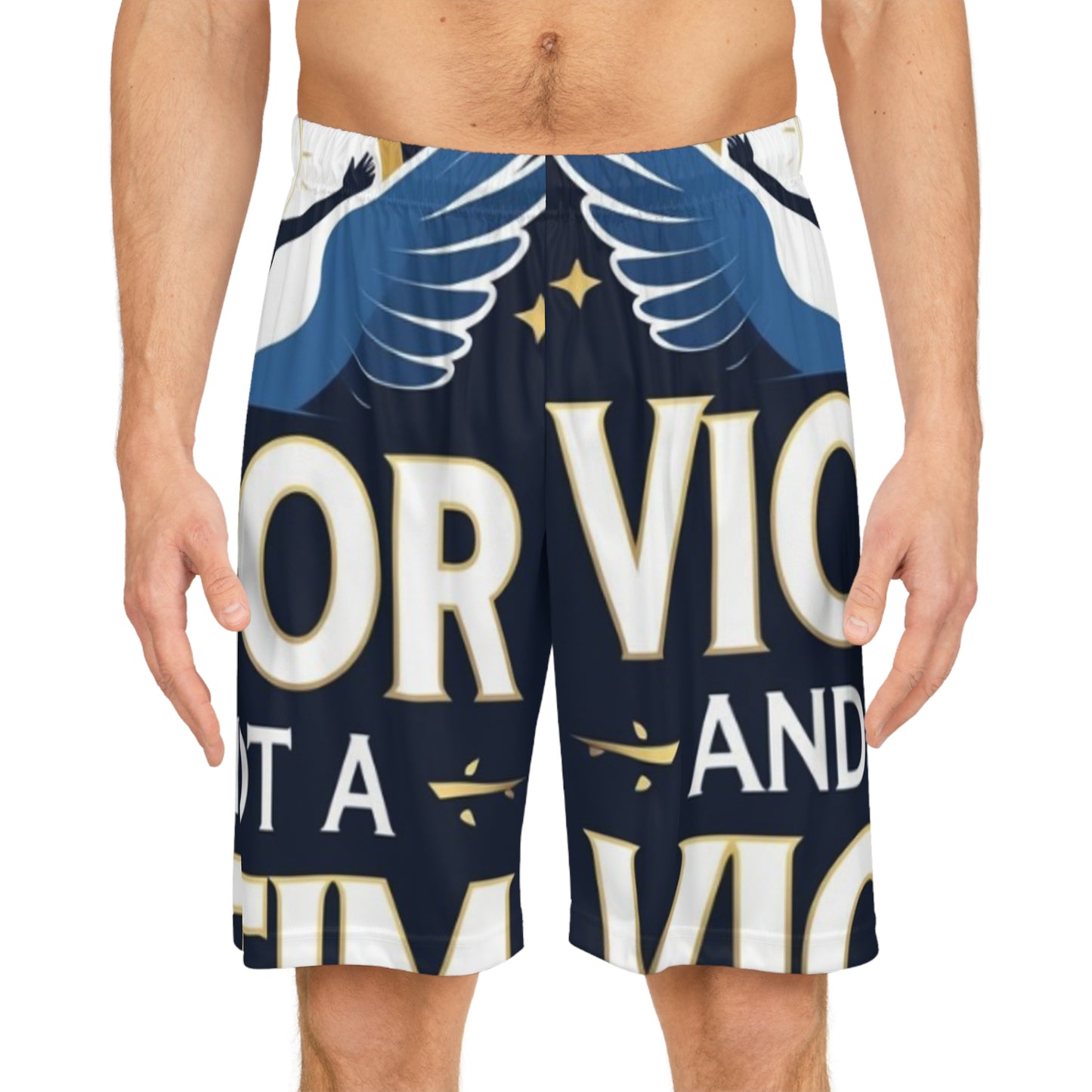 Empowering Basketball Shorts, AOP Fitness Wear, Activewear for Gamers, Stylish Sports Shorts, Perfect for Sports Events, Gifts