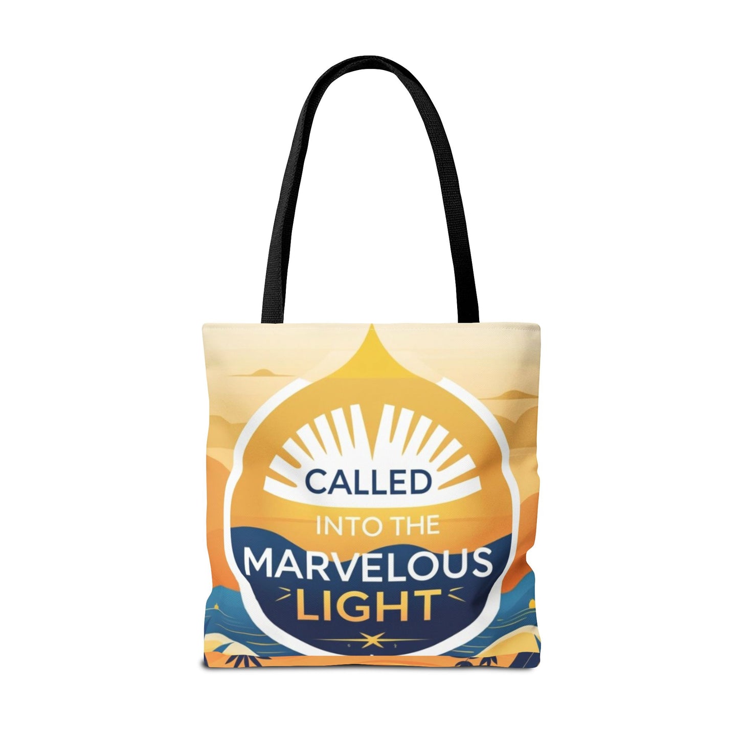 Marvelous Light Tote Bag - Inspirational Gift for Women, Eco-Friendly Shopping Bag, Boho Style, Spiritual Decor