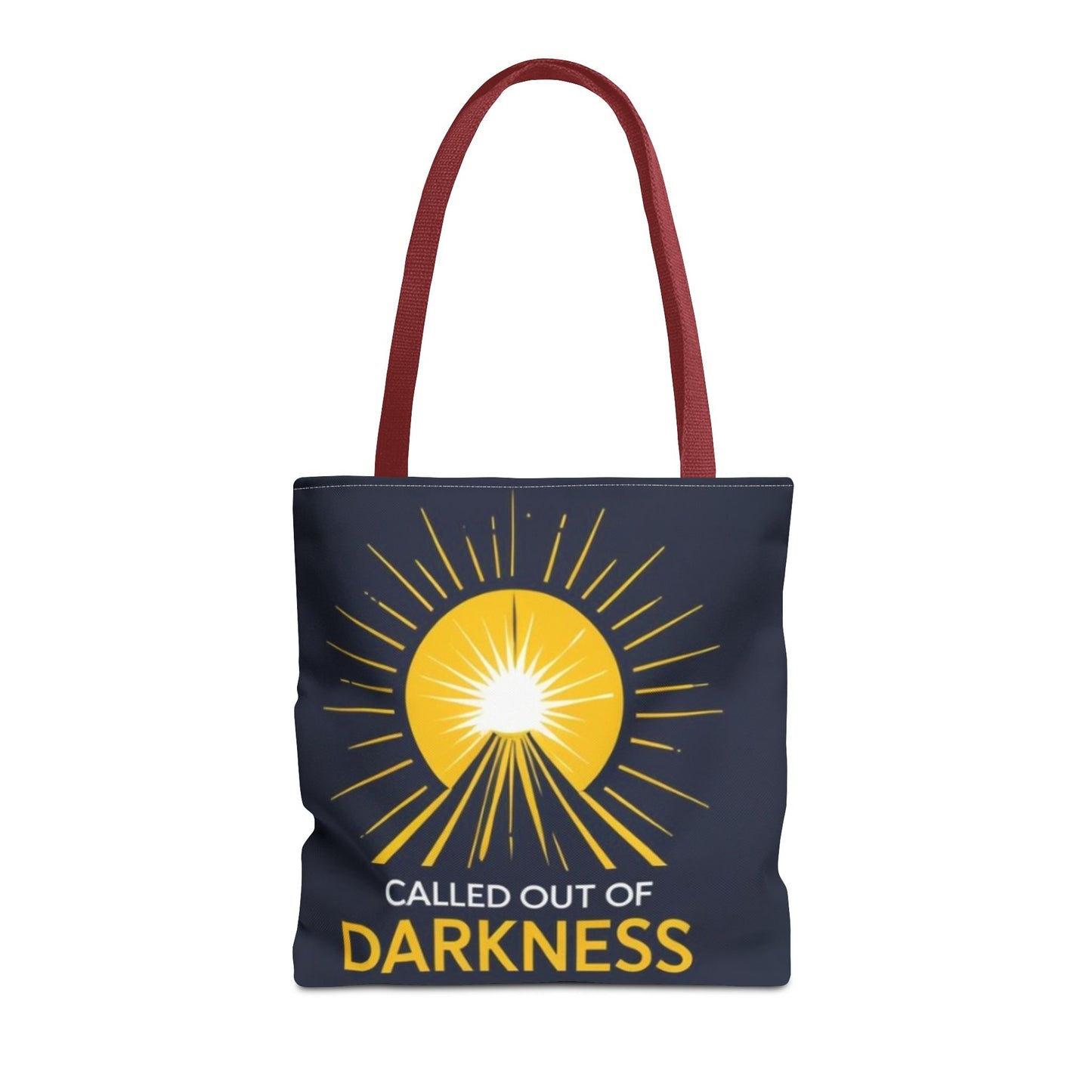Sunshine Tote Bag, Motivational Shoulder Bag, Inspirational Gift, Everyday Use, Summer Tote, Called Out of Darkness